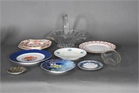 Antique Hand Painted Collectible Porcelain Plates