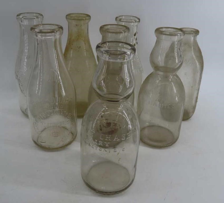 Selection of Milk Bottles