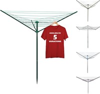 Rotary Outdoor Drying Rack  91ft - Green