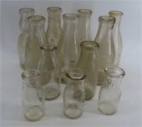 Selection of Milk Bottles