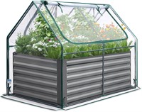 Quictent Raised Garden Bed 4x3x2 ft with Cover