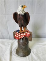 Eagle Liberty Bell Flag Statue