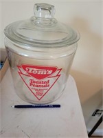 Tom's Toasted Peanuts Jar