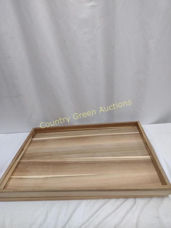 30x22-in wooden tray