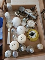 Lot of S&Ps, kitchen timers and utensils