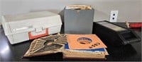 GENERAL ELECTRIC PORTABLE RECORD PLAYER WITH