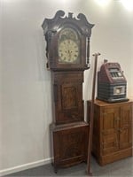 Large antique grandfathers clock
