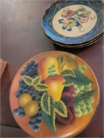 10" decorative plates (6)