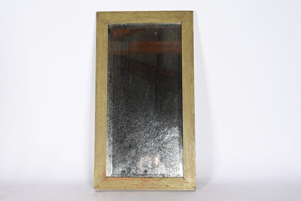 Antique Framed Beveled Mirror