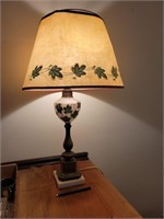 Ivy leaf lamp on Mable base