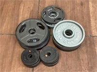(85) Pounds Of Barbell Weights