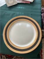 12 Godinger harlequin plates