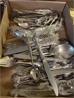 Stainless flatware multiple patterns
