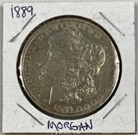 1889 Morgan Silver Dollar, US $1 Coin