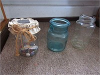 Canning jars and decor