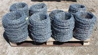 Pallet 12.5 ga. Barbed Wire - Used