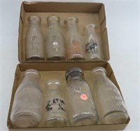 Embossed & Printed Glass Milk Bottles