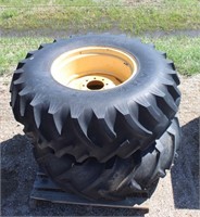(2) 18.4 - 26 Tractor Tires on Rims