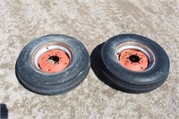 (2) 7.5 x 16 Front Tractor Tires