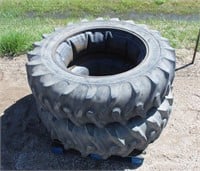 (2) 16.9 - 38 Tractor Tires