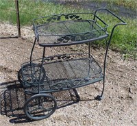 Wrought Iron Tea Cart