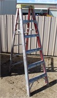 Werner 6' Fiberglass Step Ladder - Orange