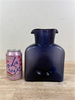 Vintage purple blenko glass water pitcher