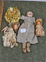 Various Old Dolls All Have Condition issues