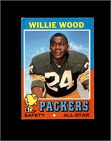 1971 Topps #55 Willie Wood EX to EX-MT+