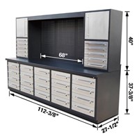 TMG Pro Series 10' Workbench Cabinet Combo