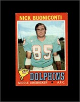 1971 Topps #147 Nick Buoniconti EX to EX-MT+