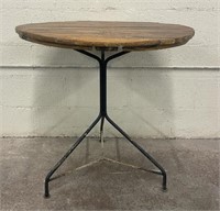 Round Table with Metal Base