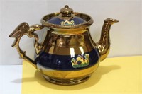A Ceramic Lusterware Teapot
