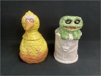 Big Bird & Cookie Monster Cookie Jars