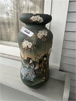 Japanese Vase with Pussy Willows