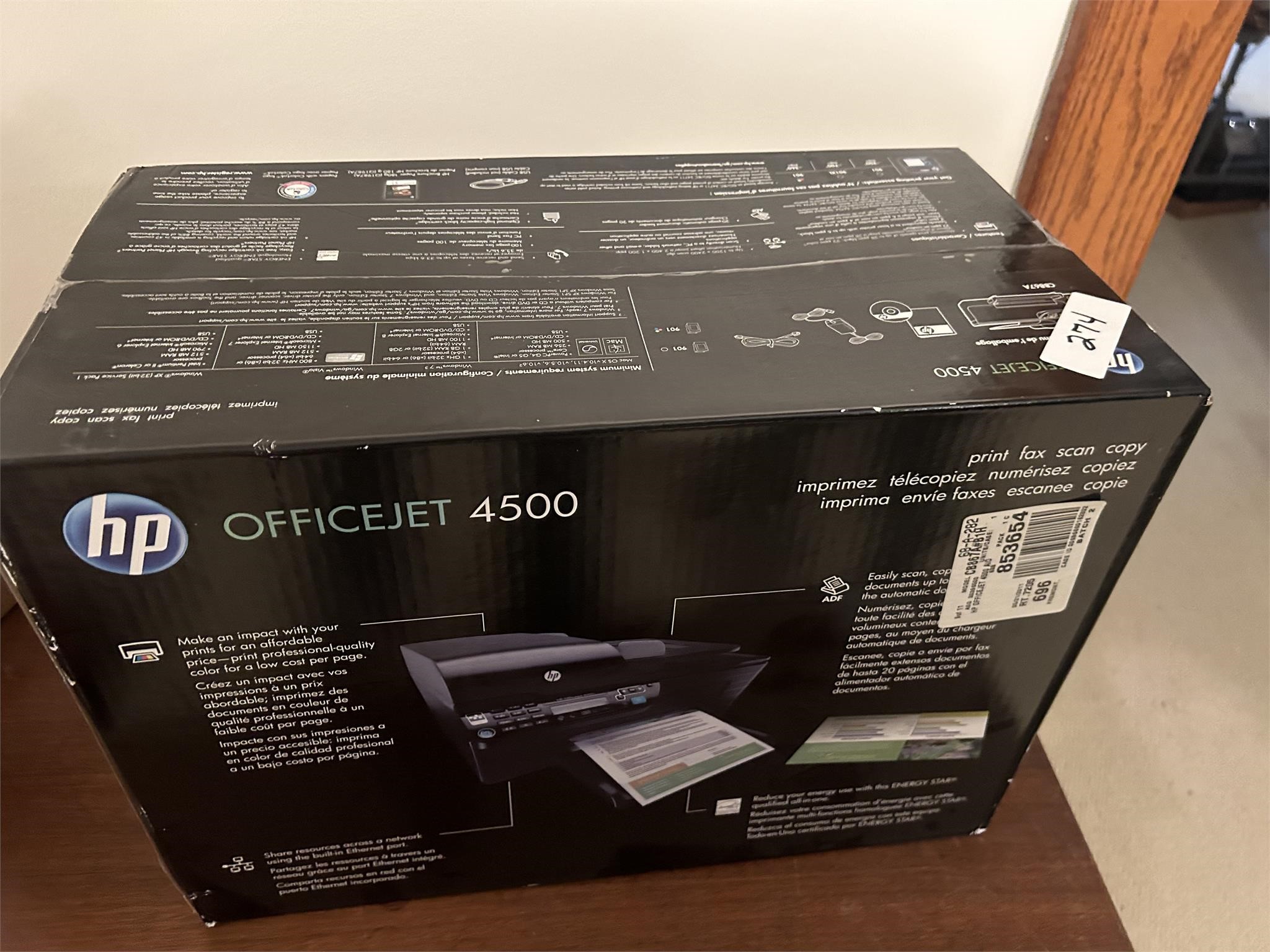 OfficeJet 4500 Printer New in box