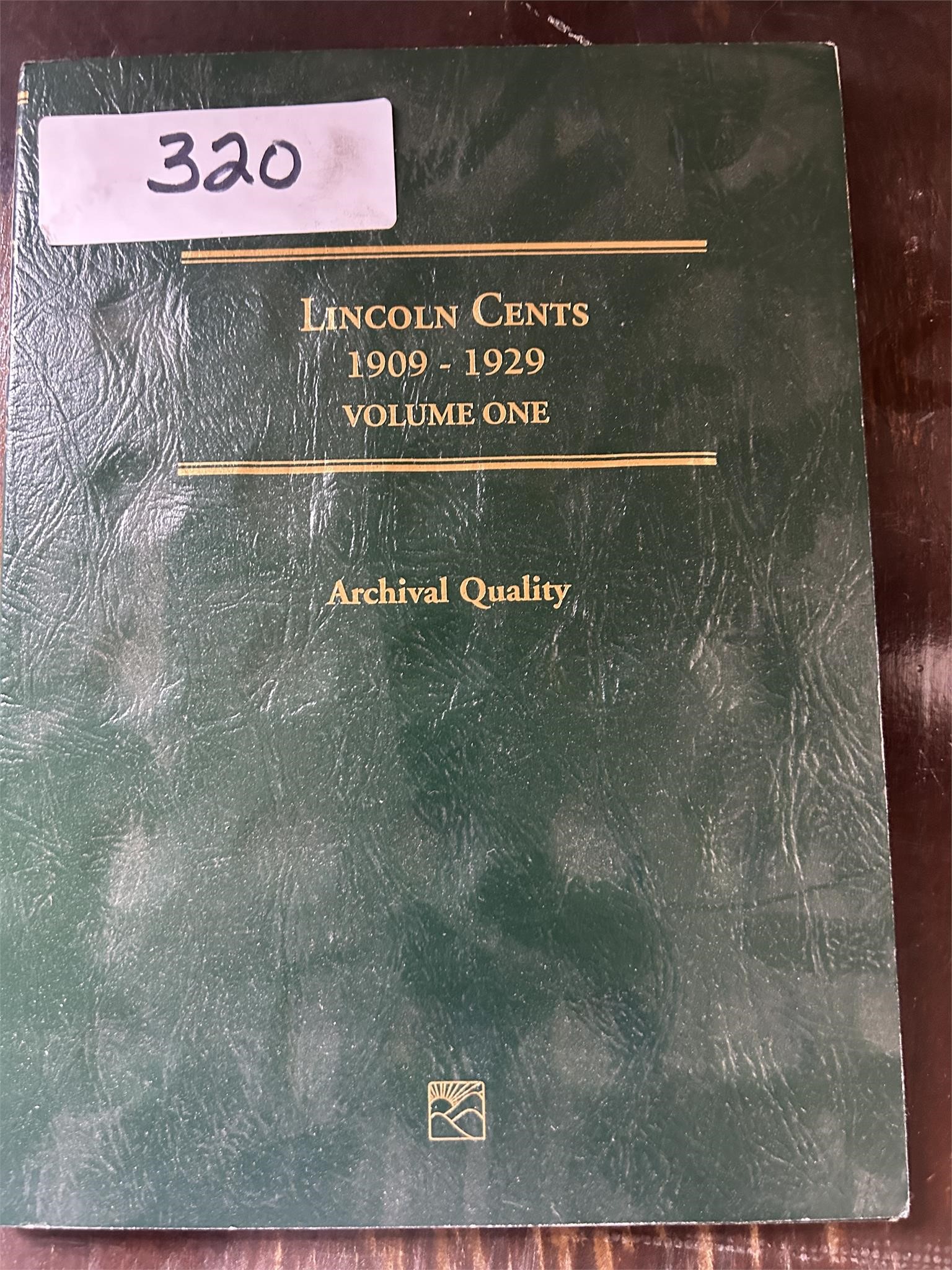 Lincoln Cent book empty
