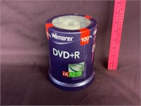 Memorex DVD+R disc.