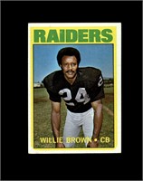 1972 Topps #28 Willie Brown EX to EX-MT+