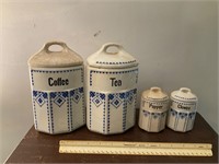 Antique canisters