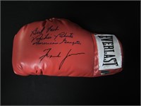 Lucas & Roberts Signed Boxing Glove Direct COA