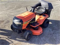 E1. Ariens 17.5hp with leaf vac 42” bad battery