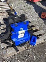 D1. New unused electric 40v Kobalt backpack