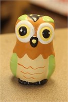 Ceramic Owl Figurine