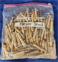 Bag of 100 30-06 Brass