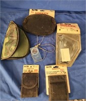 Lot of Holster, Shell Holders, Case, Compass