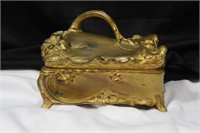 A Gold Gilted Metal Box