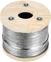 VEVOR 1/8 inch Wire Rope Cable 500FT Reel 304