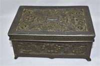 A Repousse Metal Box