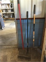 Yard Tools, Rakes, Pitch Fork